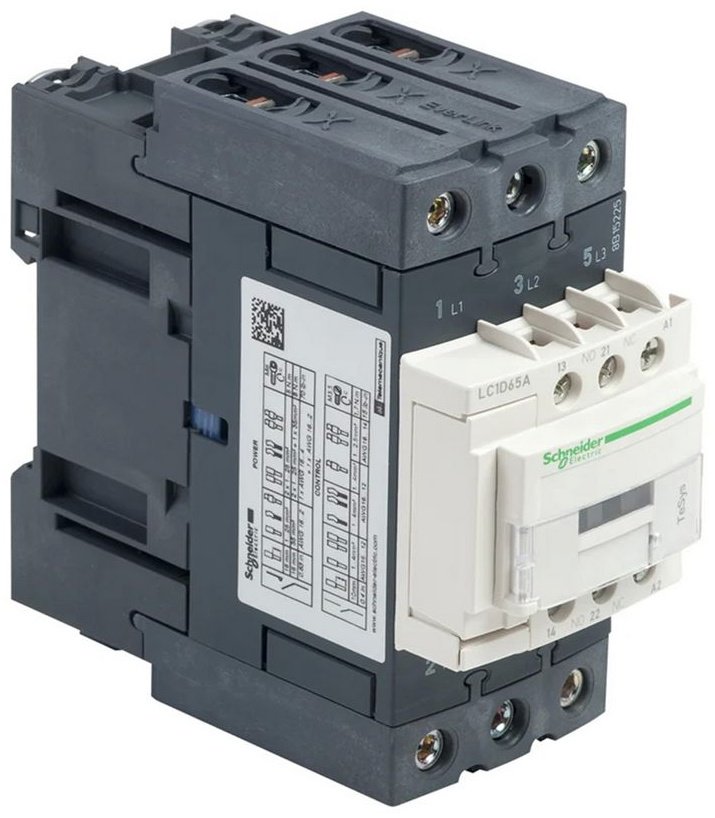 Schneider Electric модульный контактор 65A, LC1D65AM7 купить,279435