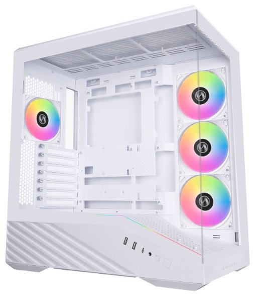 Корпус LIAN LI Vector V100RW белый купить,47093