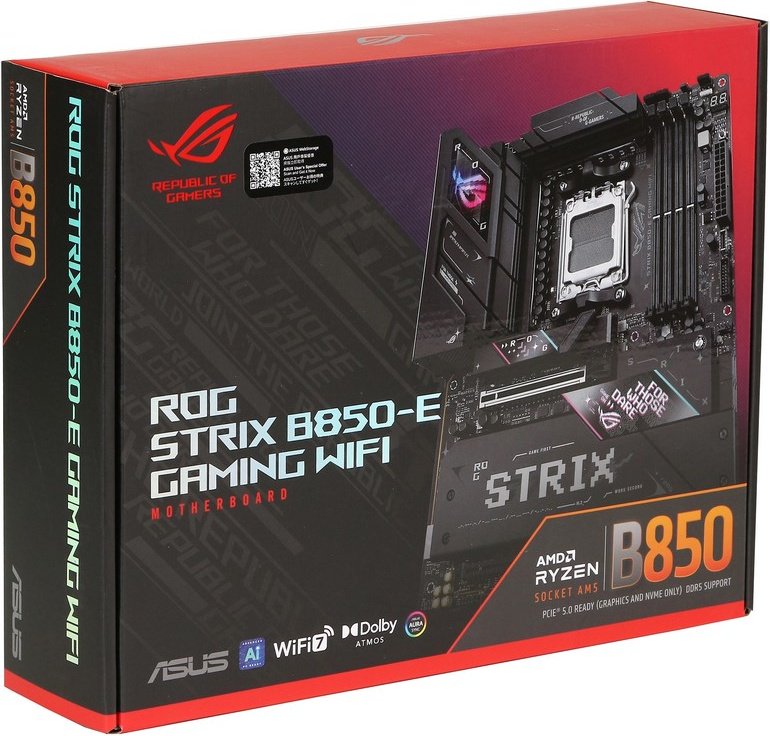 Материнская плата ASUS ROG Strix B850-E Gaming WiFi 90MB1J60-M0EAY0 купить,266175