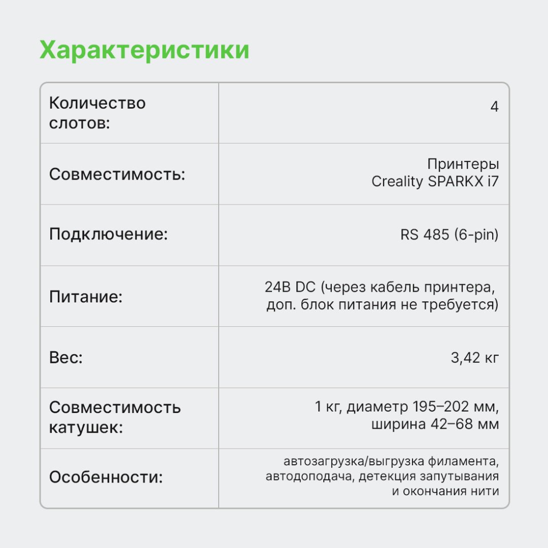 Система подачи материалов Creality CFS Lite 1002120004