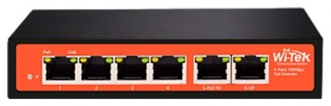 Wi-TeK PoE инжектор WI-PE51E 1 шт, металл