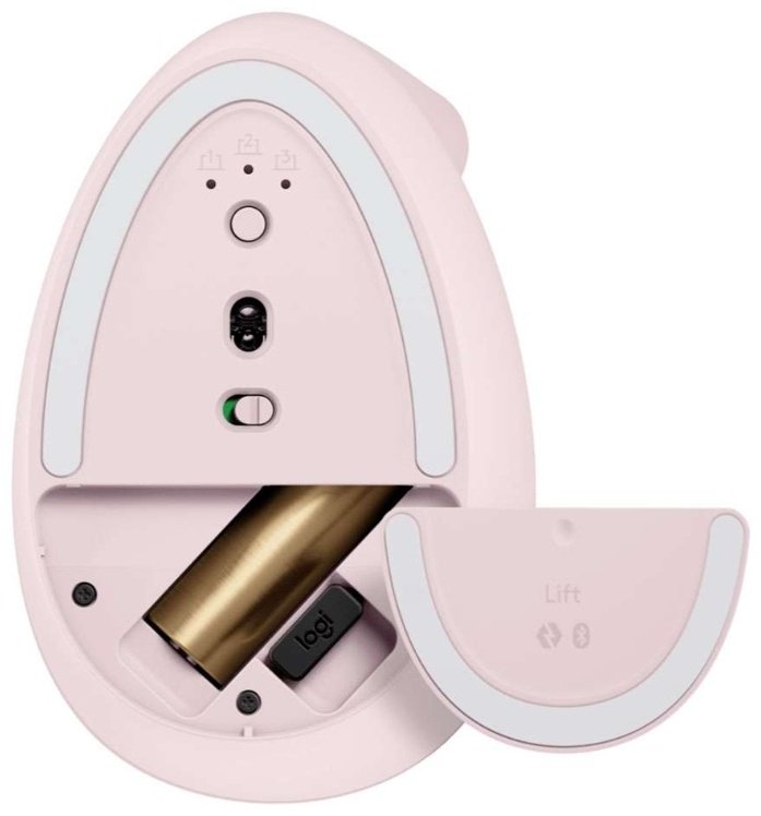 Мышь Logitech Lift Vertical Ergonomic розовый купить,51477