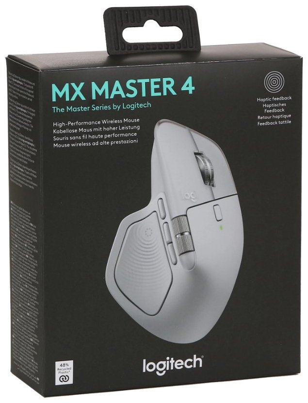 Мышь Logitech MX Master 4S 910-007563 светло-серый купить,NaN