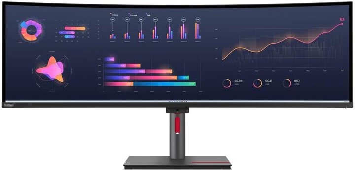 Монитор 49" Lenovo 63DBRAT1EU черный