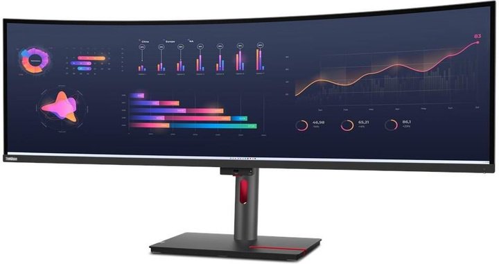 Монитор 49" Lenovo 63DBRAT1EU черный