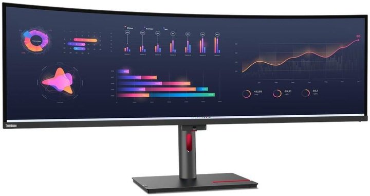Монитор 49" Lenovo 63DBRAT1EU черный