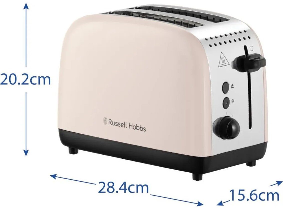 Тостер Russell Hobbs Colours Plus 26930-56 светло-бежевый