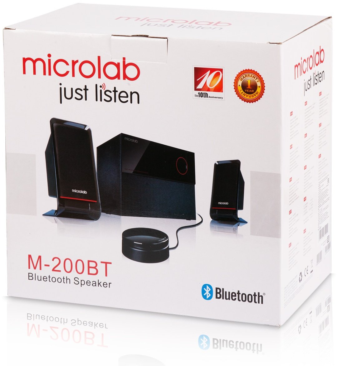Компьютерные колонки Microlab M-200BT черный
