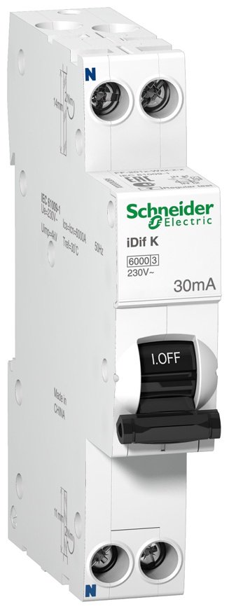 Дифференциальный автомат Schneider Electric C 20 30 мА класс AC
