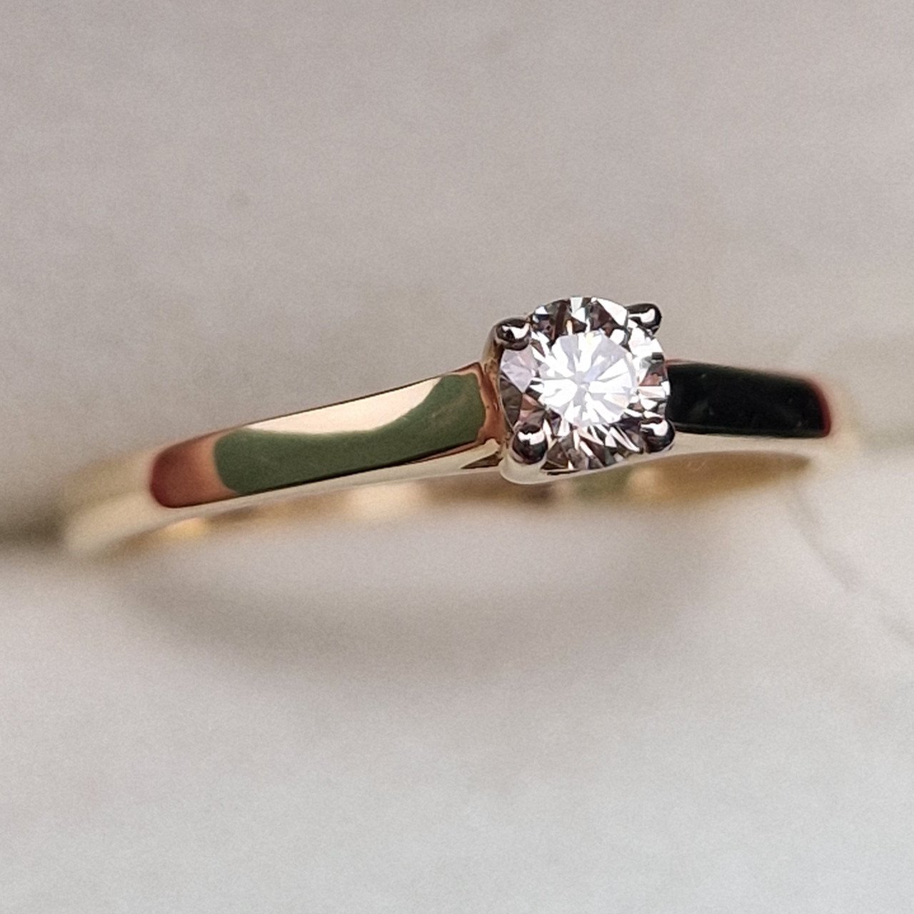 Кольцо Deimantas 99902982 16,5р 1,32гр 0,175ct. купить,NaN