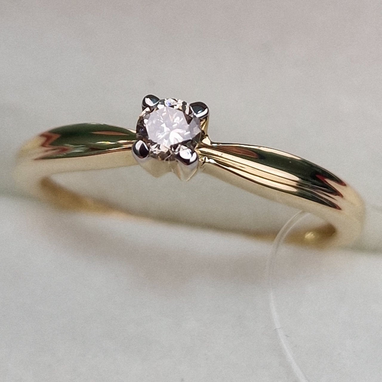 Кольцо Deimantas 99905092 17,5р 1,69гр 0,15ct. купить,NaN