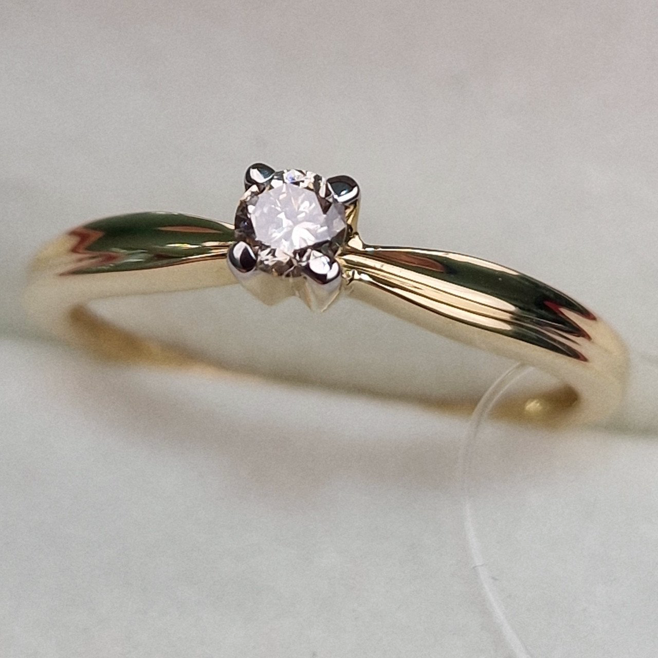 Кольцо Deimantas 99905092 17,5р 1,69гр 0,15ct. купить,NaN