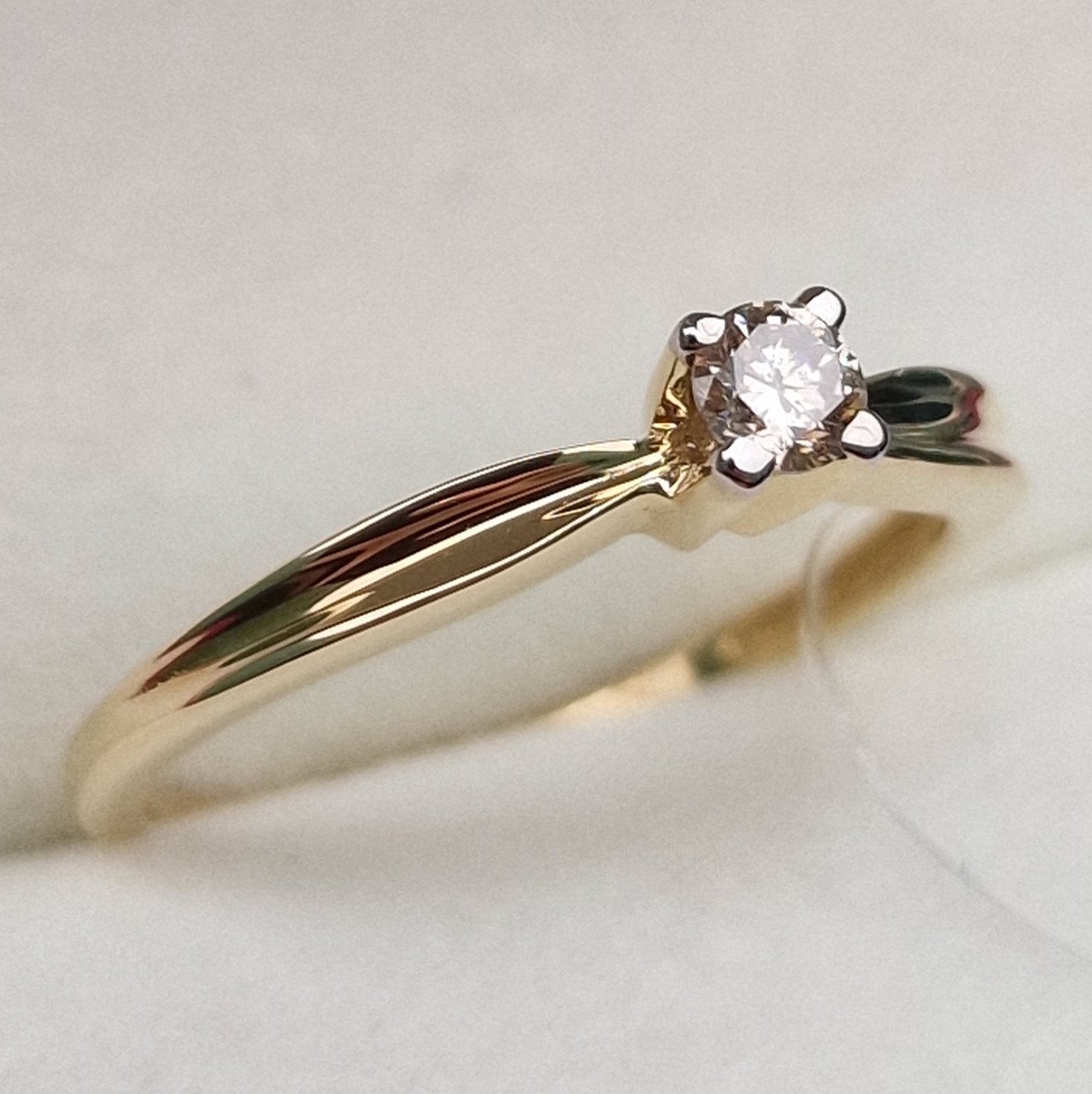 Кольцо Deimantas 99905092 17,5р 1,69гр 0,15ct. купить,NaN