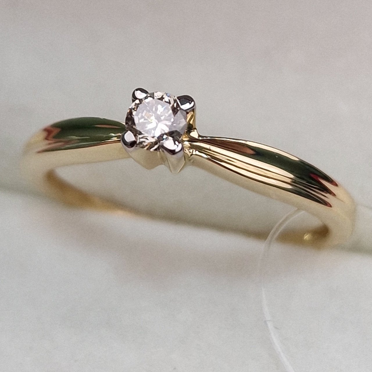 Кольцо Deimantas 99905092 17,5р 1,69гр 0,15ct. купить,NaN