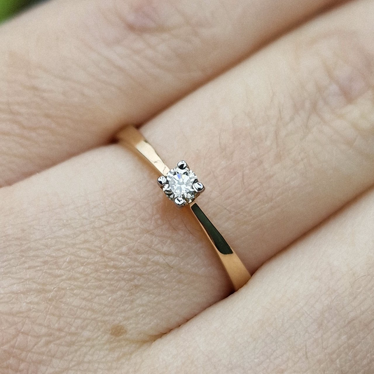 Кольцо Deimantas 99905100 17р 1,22гр 0,106ct. купить,NaN