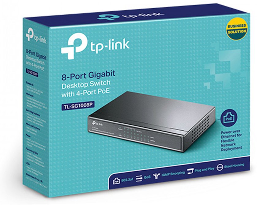 Коммутатор TP-LINK TL-SG1008P купить,46535