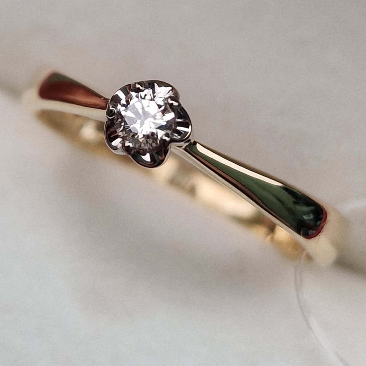Кольцо Deimantas 99905146 18р 1,85гр 0,104ct. купить,NaN