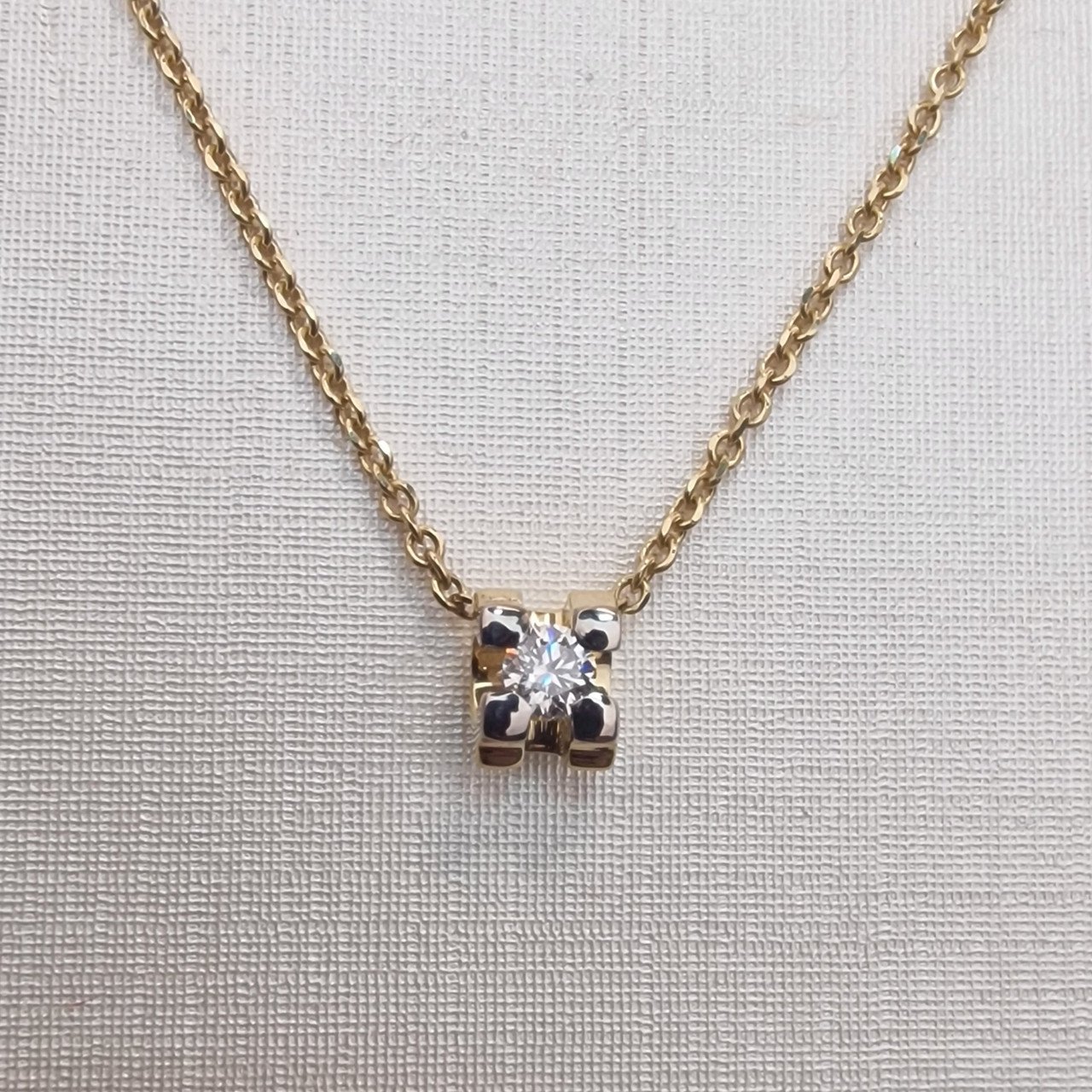 Колье Deimantas 99905970 3,06гр 0,108ct. купить,NaN