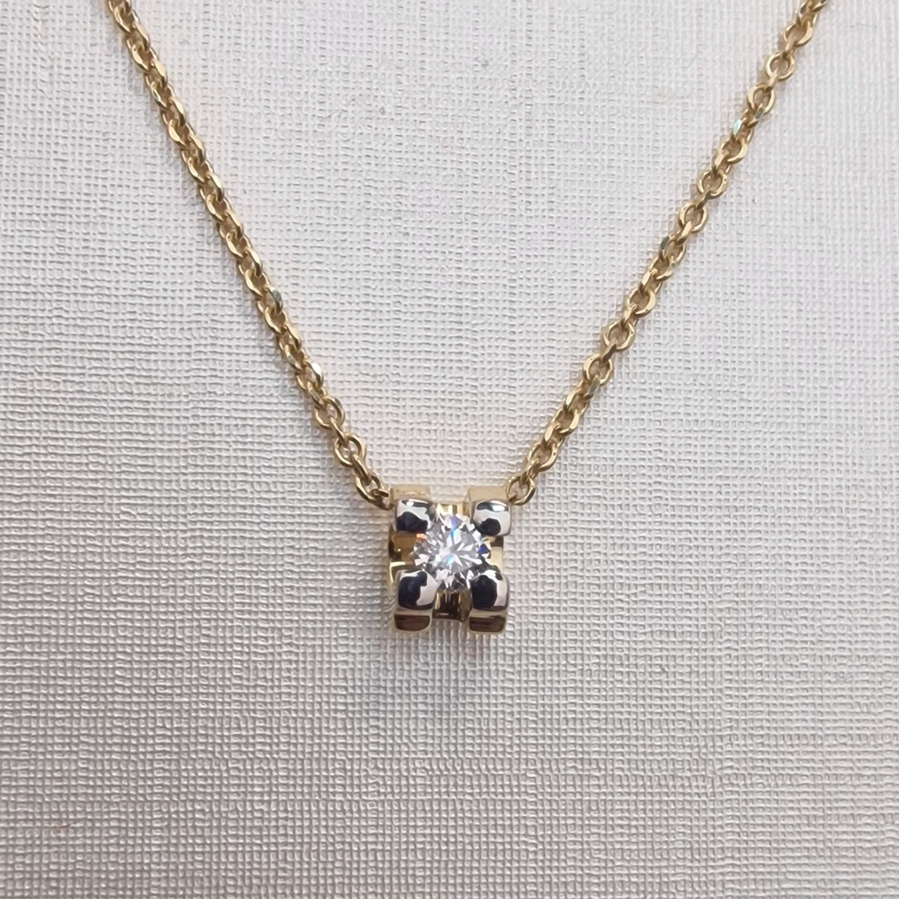 Колье Deimantas 99905970 3,06гр 0,108ct. купить,NaN