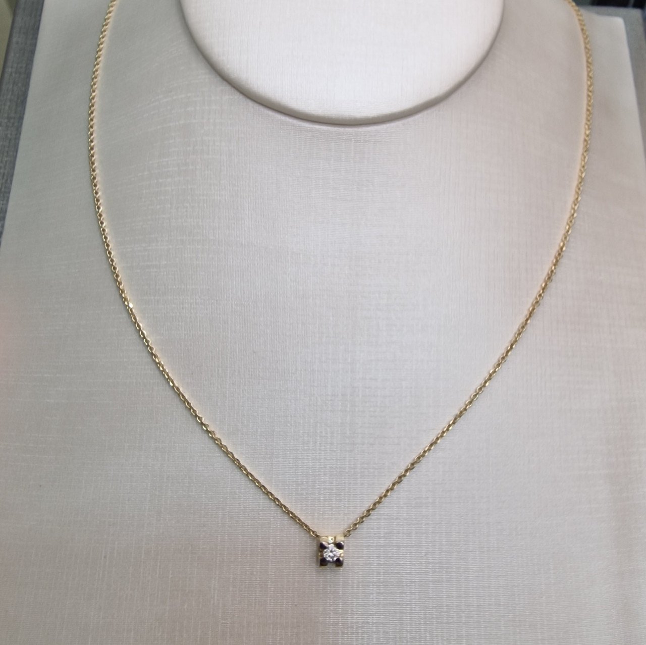 Колье Deimantas 99905970 3,06гр 0,108ct. купить,NaN