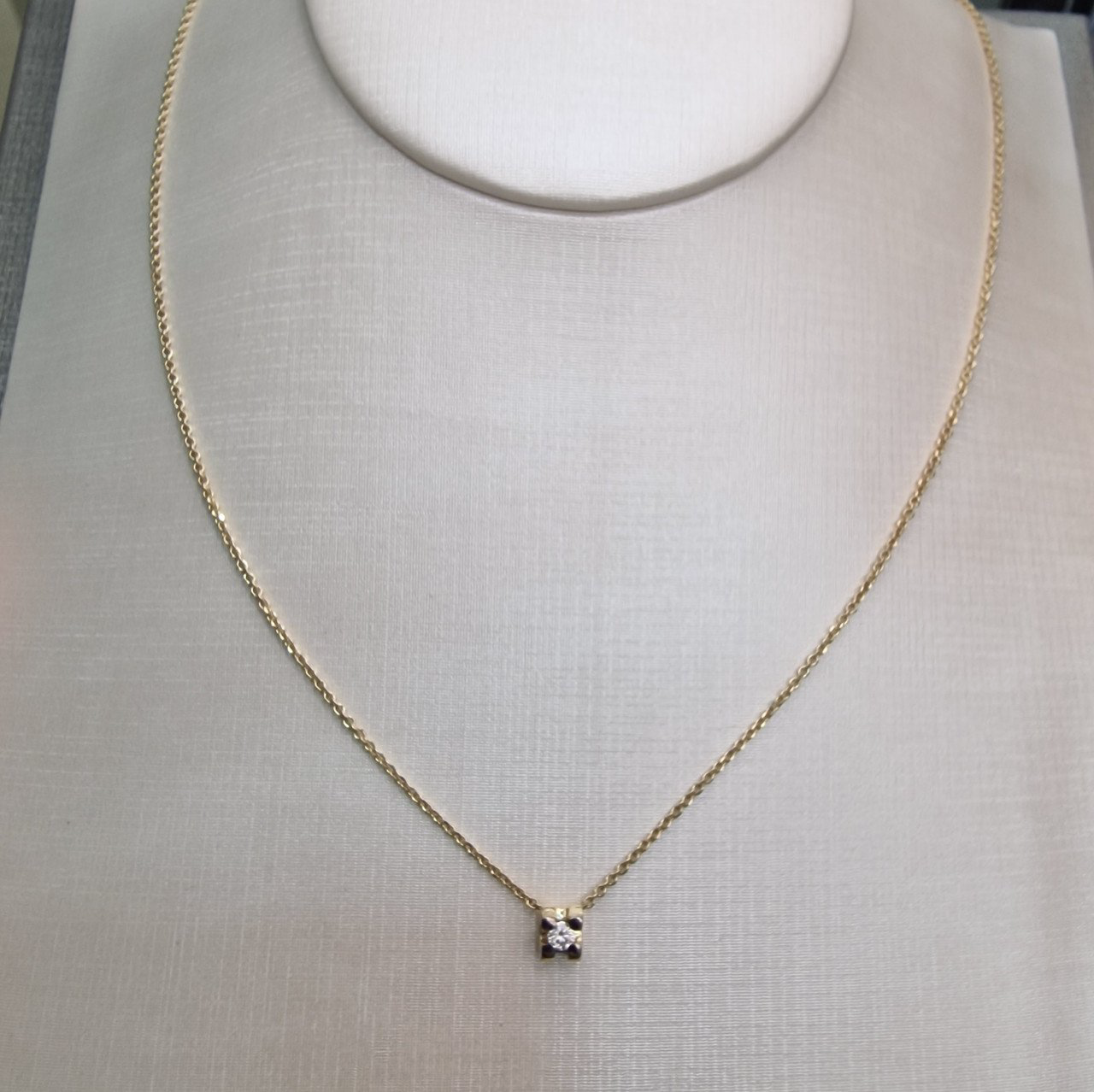 Колье Deimantas 99905970 3,06гр 0,108ct. купить,NaN