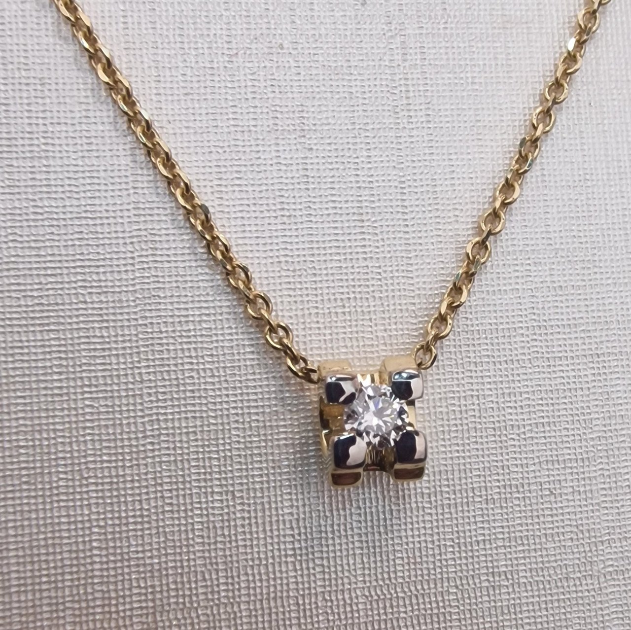Колье Deimantas 99905970 3,06гр 0,108ct. купить,NaN