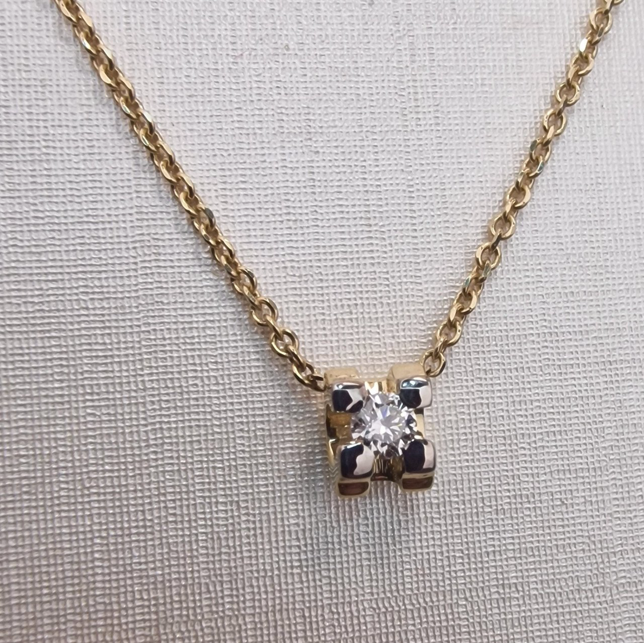 Колье Deimantas 99905970 3,06гр 0,108ct. купить,NaN