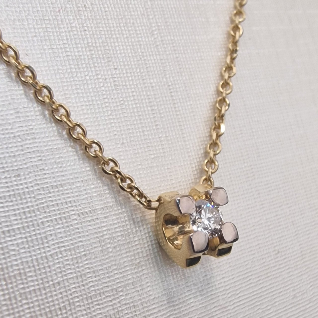 Колье Deimantas 99905970 3,06гр 0,108ct. купить,NaN