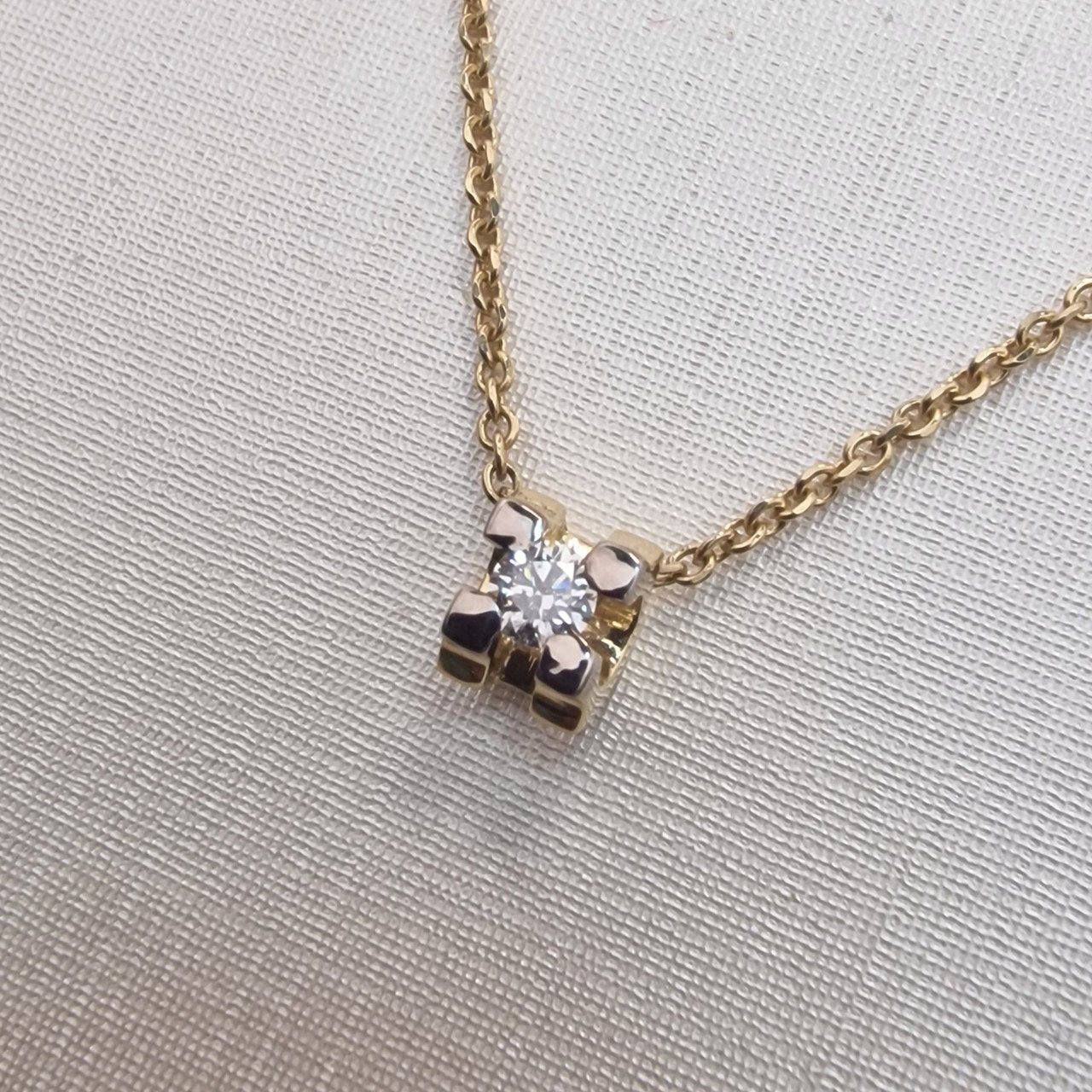 Колье Deimantas 99905970 3,06гр 0,108ct. купить,NaN