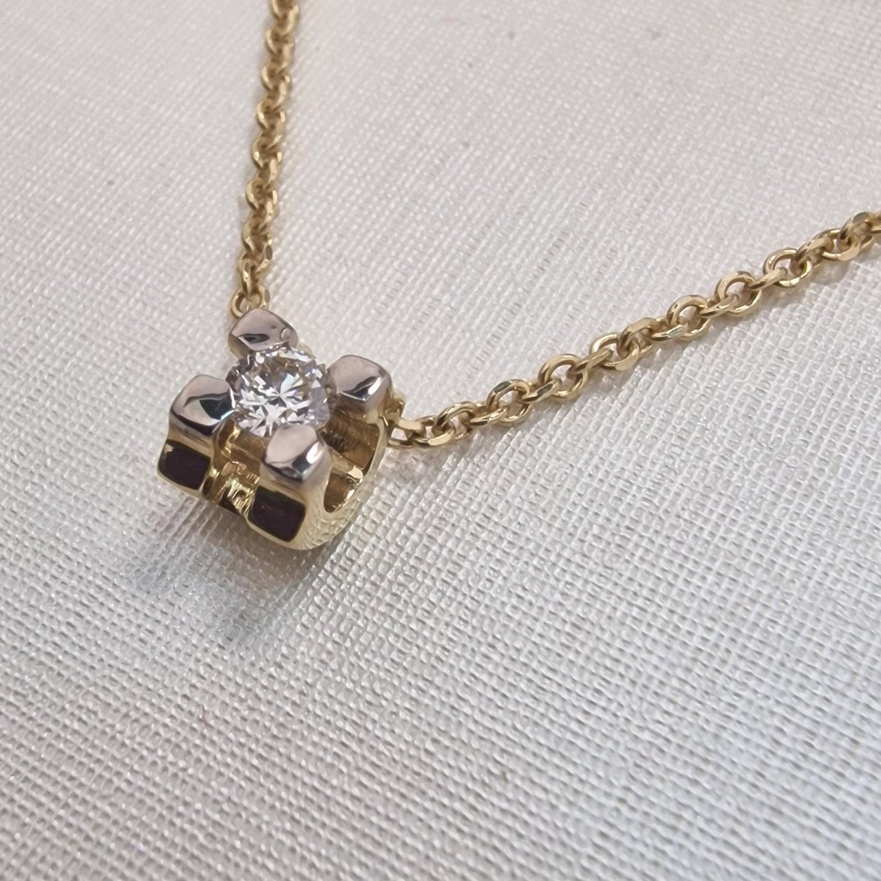 Колье Deimantas 99905970 3,06гр 0,108ct. купить,NaN