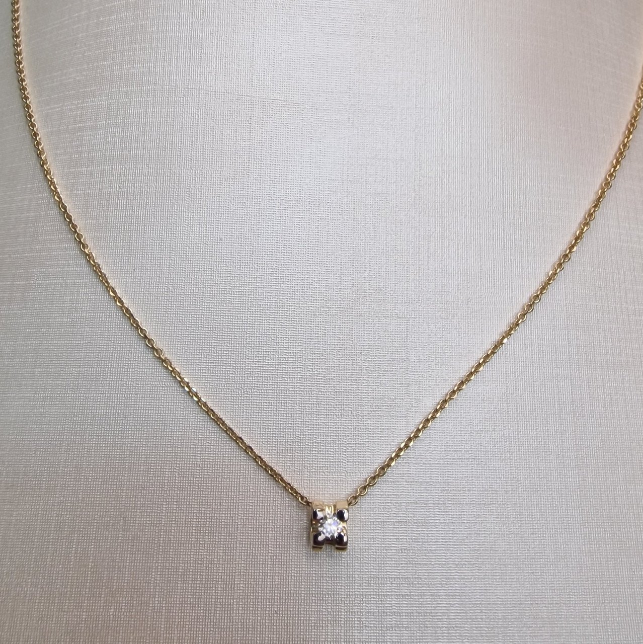 Колье Deimantas 99905970 3,06гр 0,108ct. купить,NaN