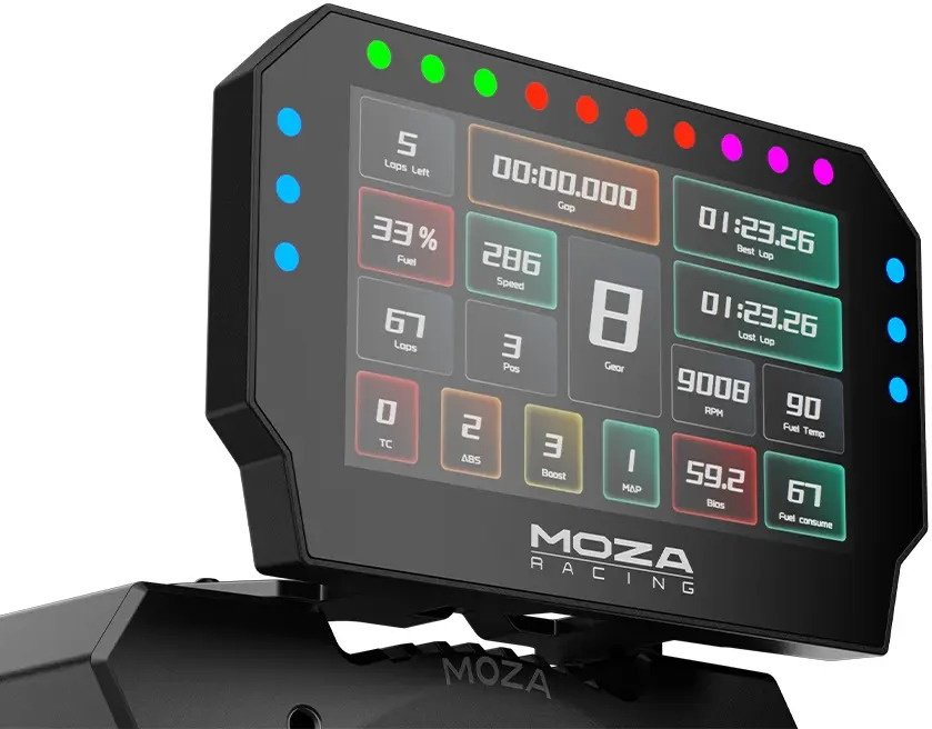 Экран Moza CM2 HD Racing Dash черный