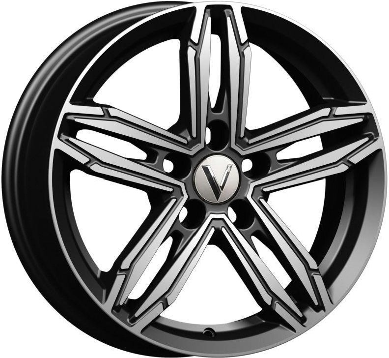 Комплект дисков Вектор B256 5x114,3 R16x6,5 CB67,1 ET45 алмаз-черный