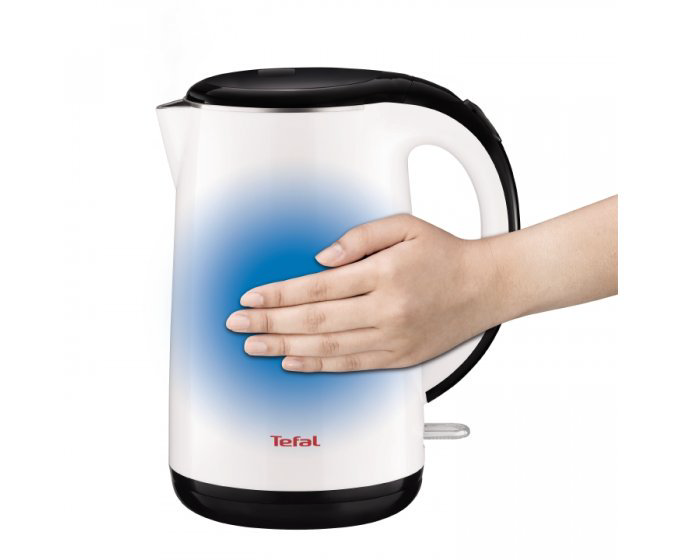 Электрочайник Tefal KO2601 Safe to touch 1.7л белый купить,NaN