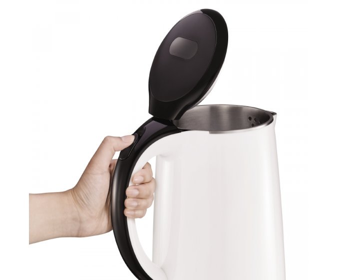 Электрочайник Tefal KO2601 Safe to touch 1.7л белый купить,0