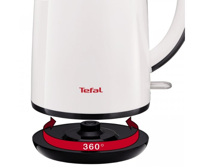 Электрочайник Tefal KO2601 Safe to touch 1.7л белый купить,0
