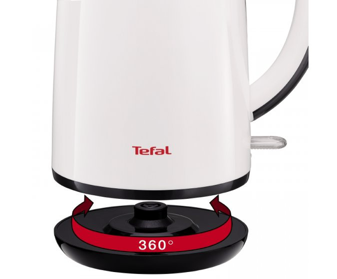 Электрочайник Tefal KO2601 Safe to touch 1.7л белый купить,NaN
