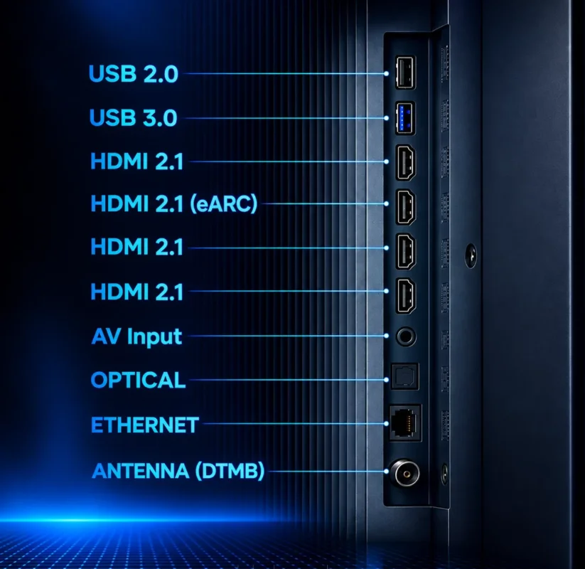 Телевизор 65" (165 см) Xiaomi S Pro 2027 L65MD-SPD RGB-Mini LED 4K UHD Black купить,NaN