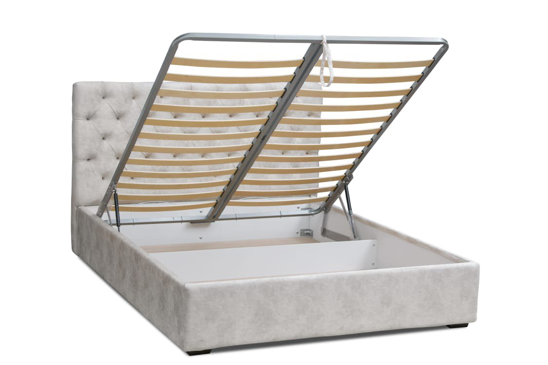 Кровать Абсолют София 1800 бежевая купить,NaN