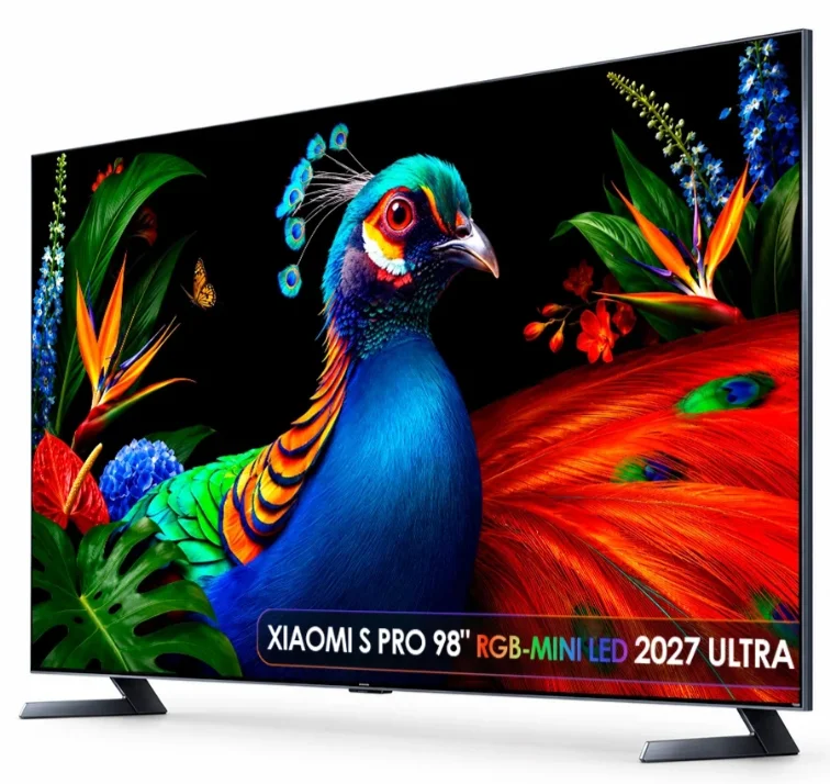 Телевизор 98" (249 см) Xiaomi S Pro 2027 L98MD-SPD RGB-Mini LED 4K UHD Black купить,NaN