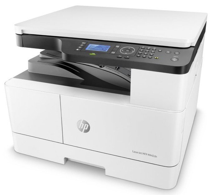 МФУ HP LaserJet M442dn белый купить,0