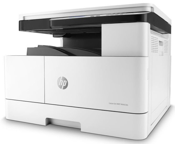 МФУ HP LaserJet M442dn белый купить,0