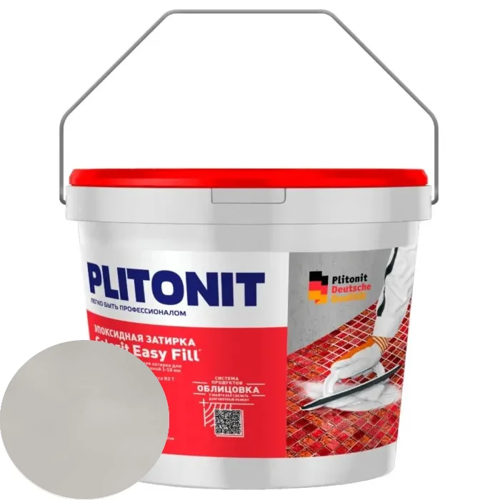 Затирка Plitonit Colorit EasyFill 2 кг серебристо-серая