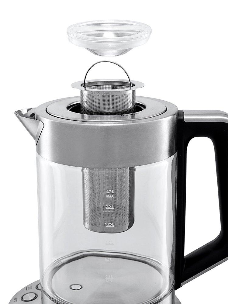 Электрочайник Kitfort KT-622 1.7л серебристый - ForteMarket Электрочайник Kitfort KT-622 1.7л серебристый купить,0