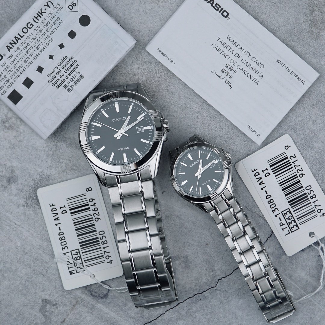 Кварцевые CASIO Парные MTP-LTP-1308 нержавеющая сталь купить,52000