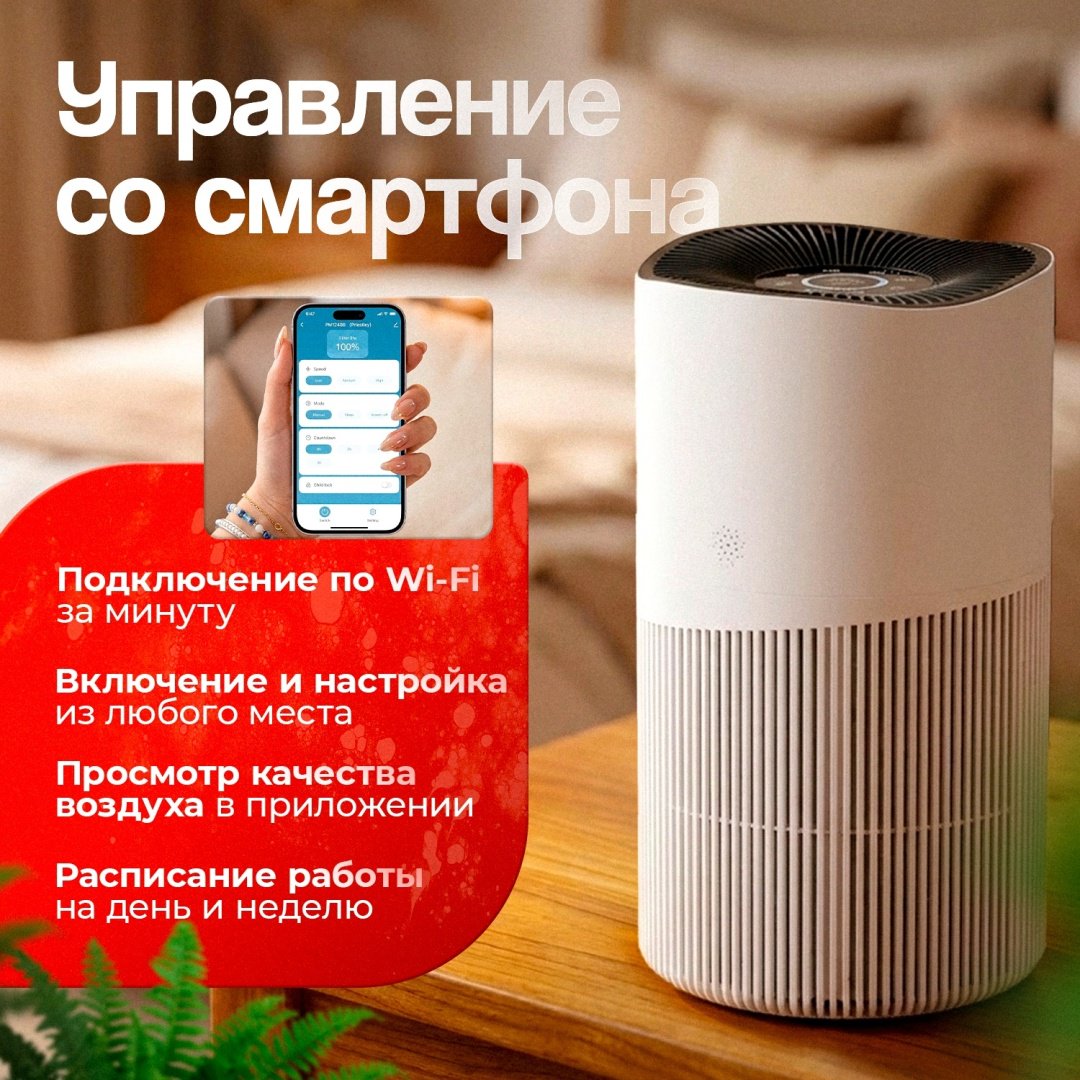 Очиститель воздуха BYK BYK Healthway белый