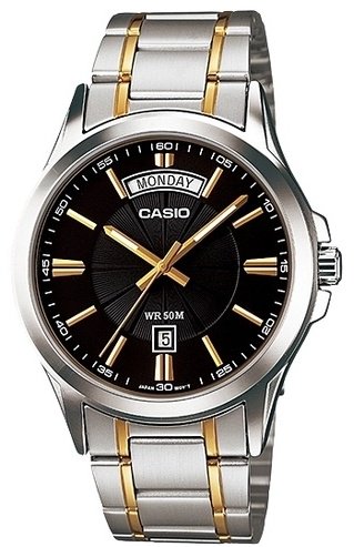 Кварцевые CASIO MTP-1381G-1AVDF-Gold сталь купить,30999