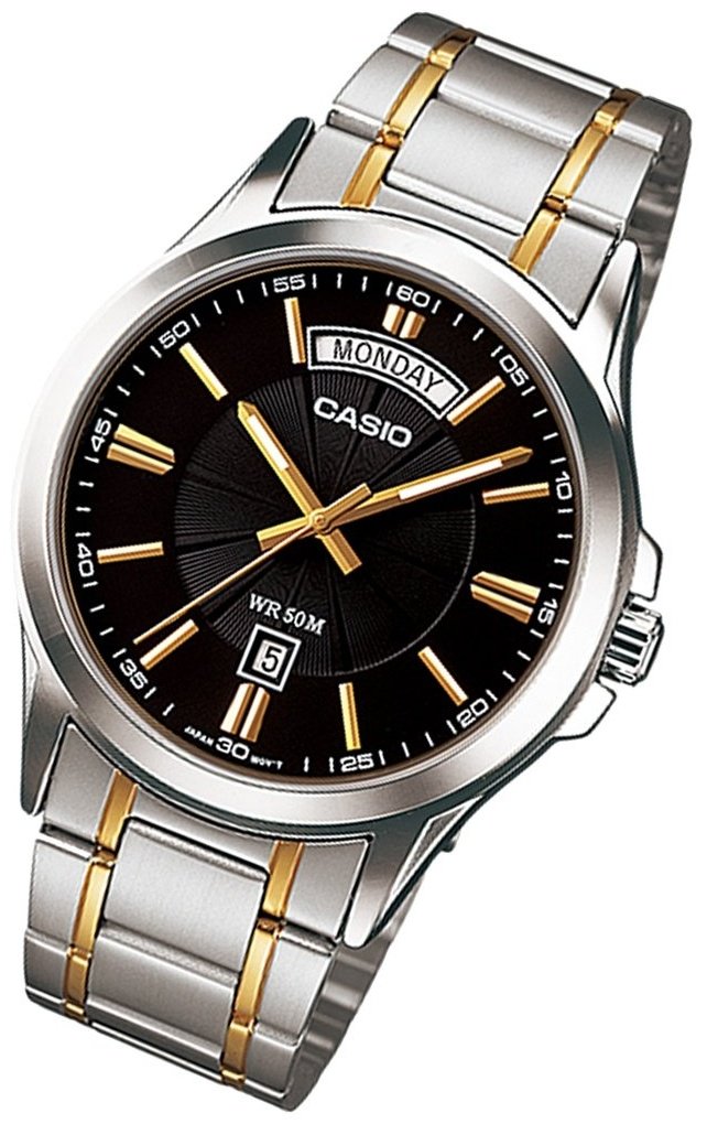 Кварцевые CASIO MTP-1381G-1AVDF-Gold сталь купить,30999