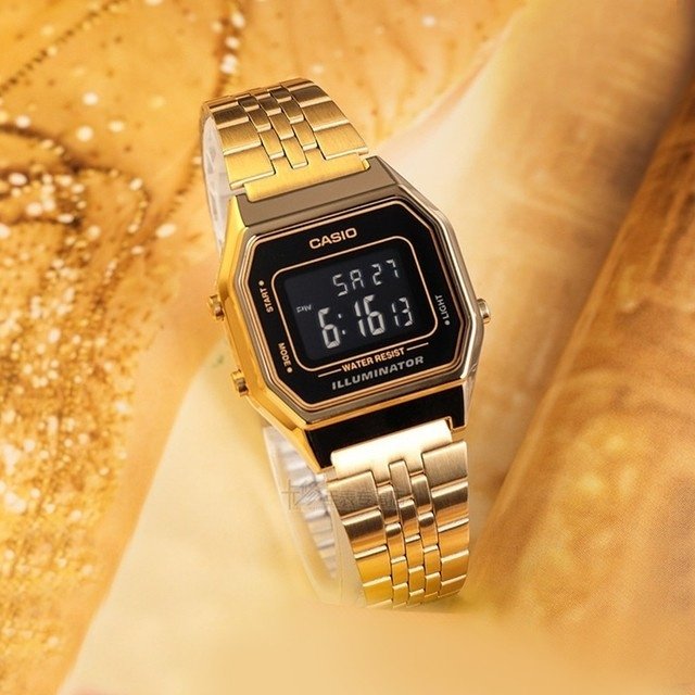 Кварцевые CASIO LA680WGA-1BF нержавеющая сталь купить,27000