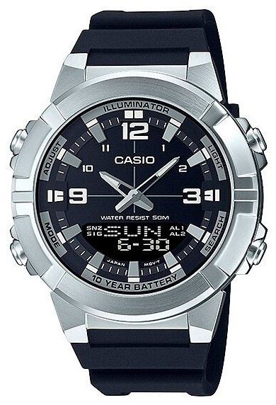 Кварцевые CASIO AMW-870-1AVDF сталь купить,39999